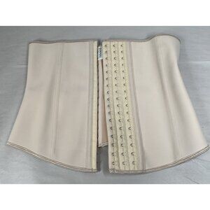 ShaperX Steel Boning Corset Waist Trainer Size XL Neoprene Beige Nude